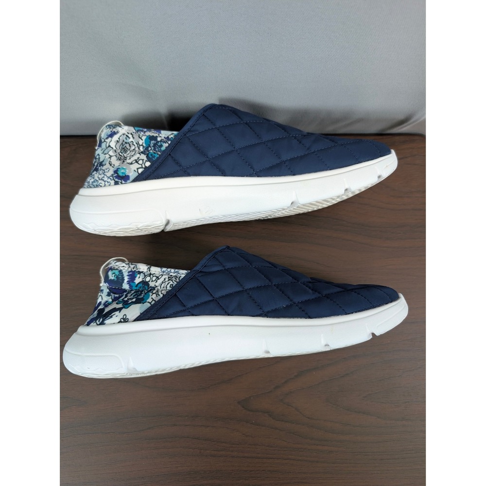 Vera Bradley Slip On Sneakers Womens Size 8 Navy Blue Excellent - Picture 3 of 8